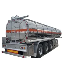3 Axles Stainless Steel Food Grade Refined Edible Oil Insulated Tanker Trailer